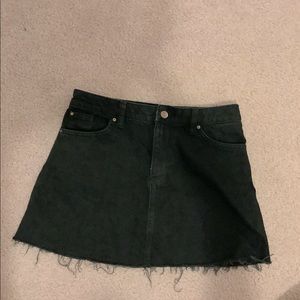 H&M black mini skirt